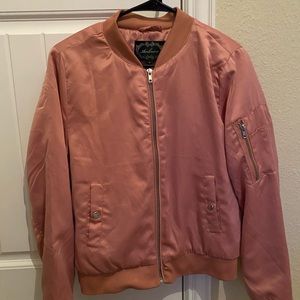 rose bomber jacket